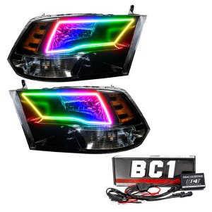RAM 1500 TRX Headlight Assembly - ORACLE Lighting - ColorSHIFT BC1 Controller - Black - `09-`17
